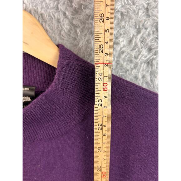 Neiman Marcus Exclusive Purple Merino Wool Sweater Made in Scotland Small/Medium - Picture 5 of 6